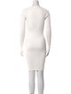 T by Alexander Wang Crew Neck Knee-Length Dress