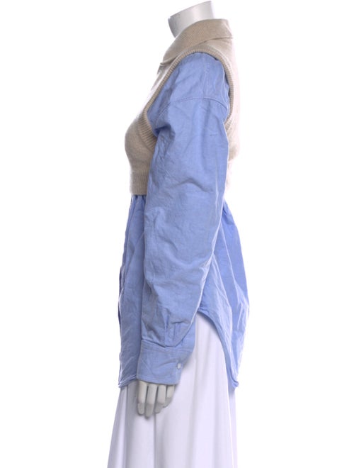 Alexanderwang.T Merino Wool Long Sleeve Polo