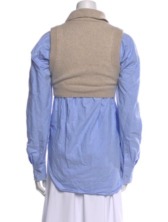 Alexanderwang.T Merino Wool Long Sleeve Polo