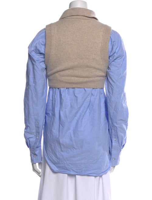 Alexanderwang.T Merino Wool Long Sleeve Polo