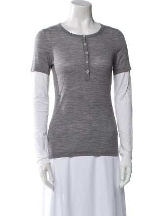 Alexanderwang.T Merino Wool Crew Neck T-Shirt