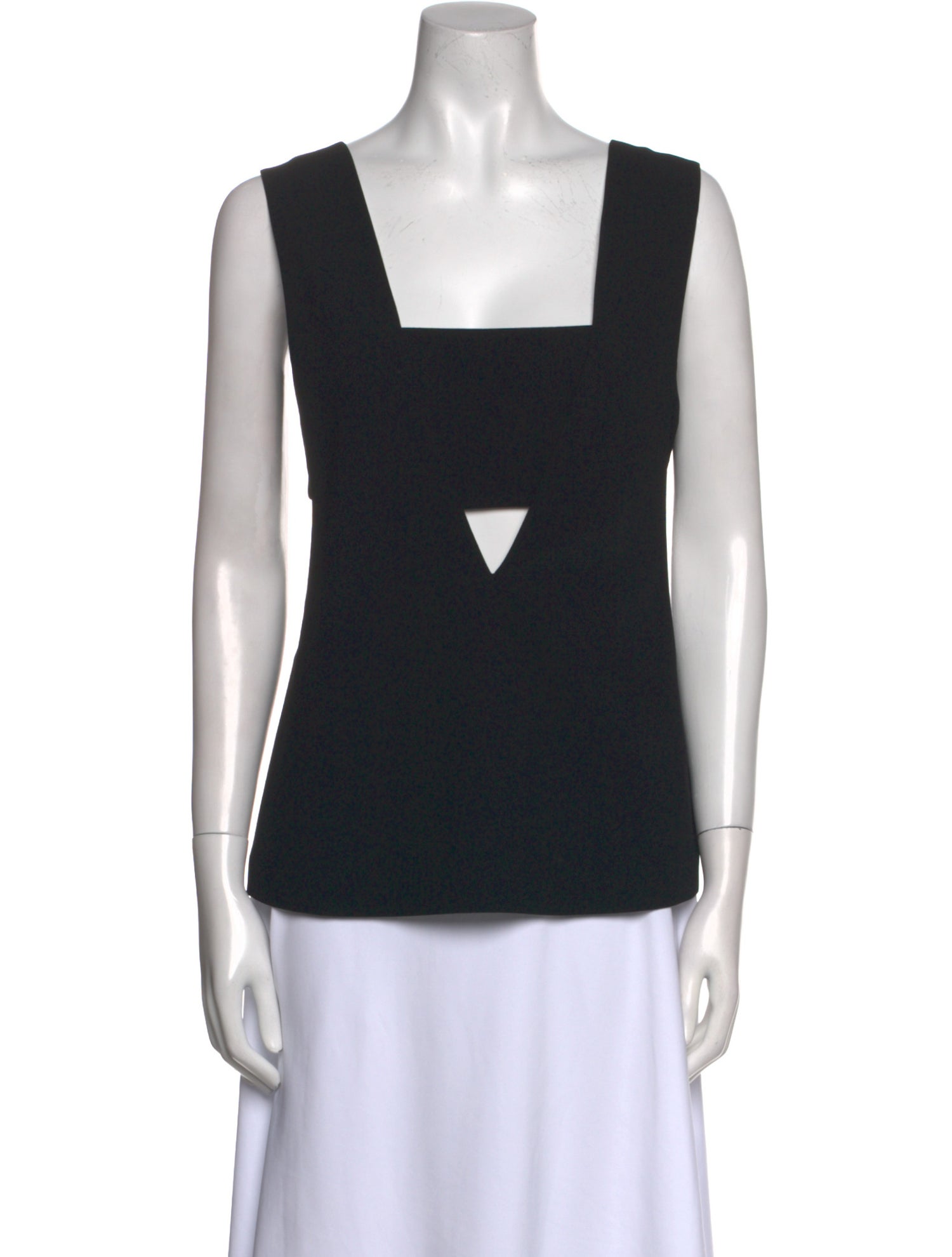 Alexanderwang.T Square Neckline Sleeveless Top