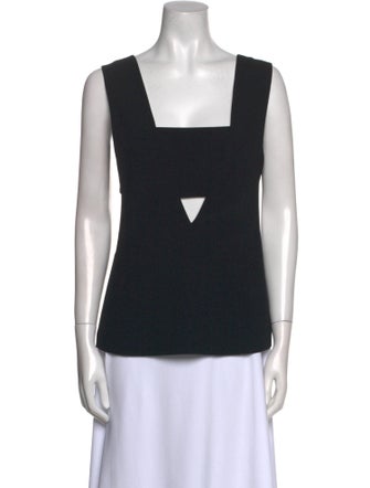 Alexanderwang.T Square Neckline Sleeveless Top