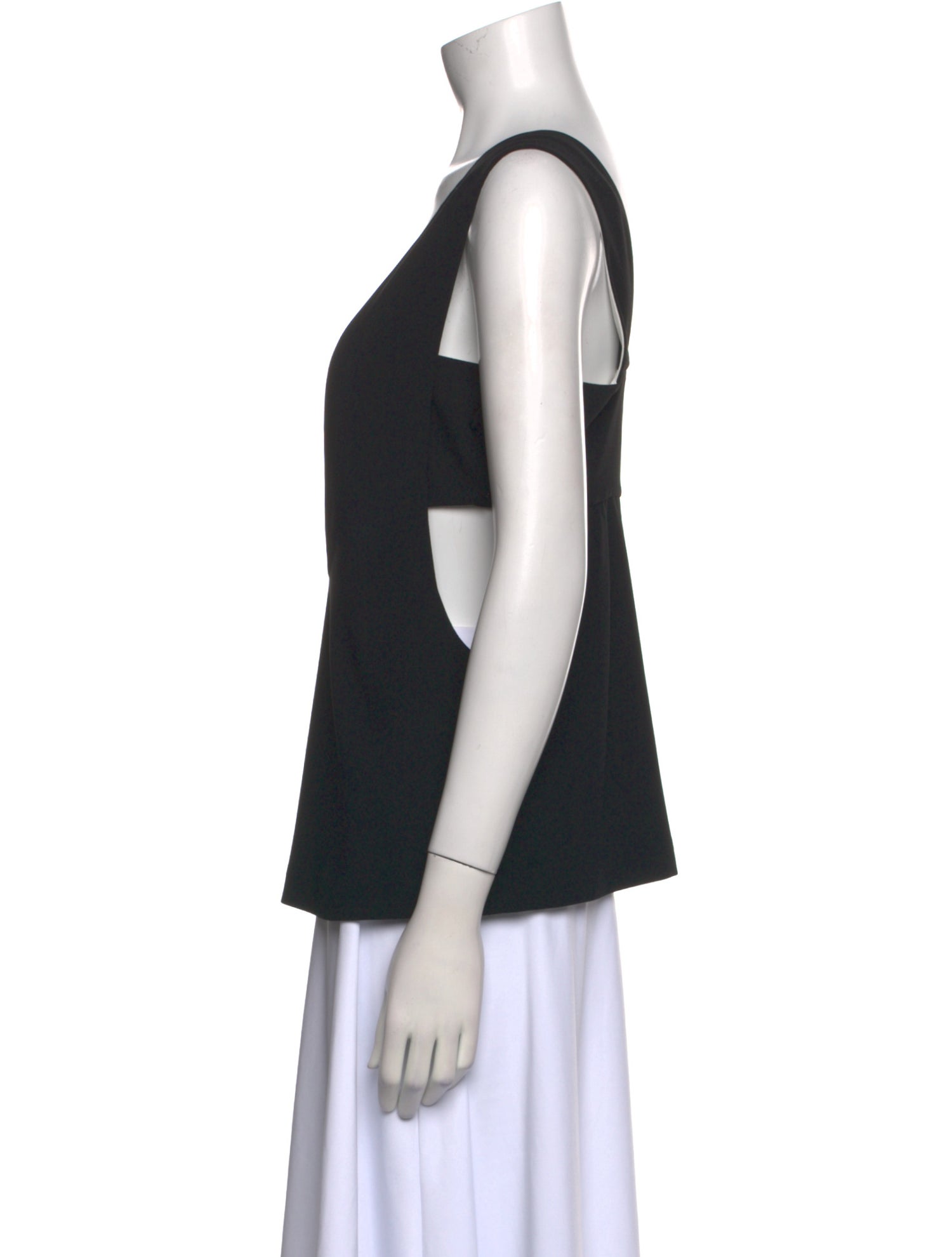 Alexanderwang.T Square Neckline Sleeveless Top
