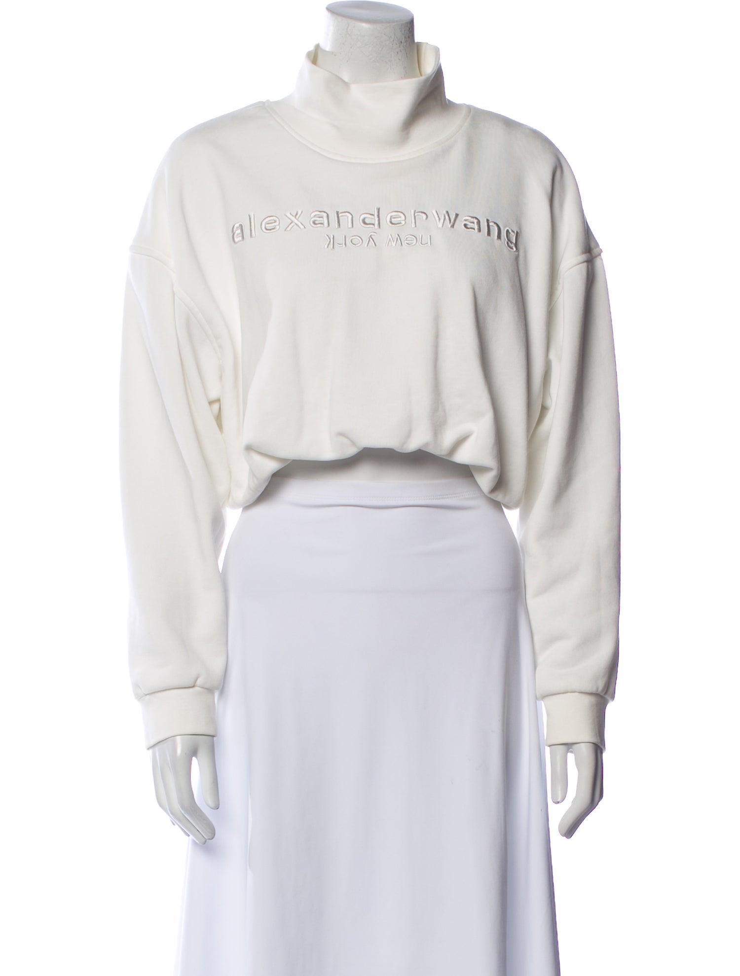 Alexanderwang.T Turtleneck Long Sleeve Sweatshirt