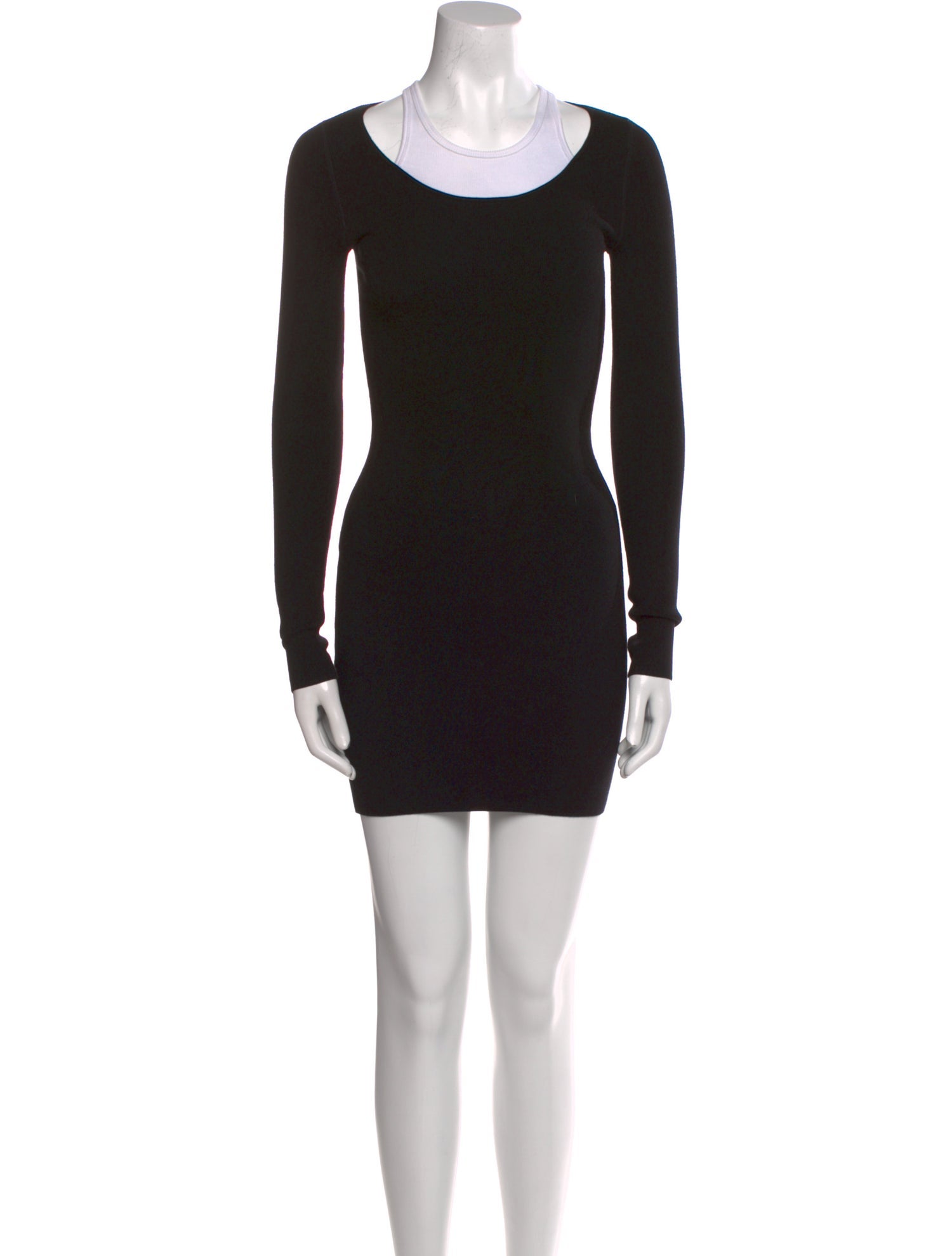 Alexanderwang.T Scoop Neck Mini Dress