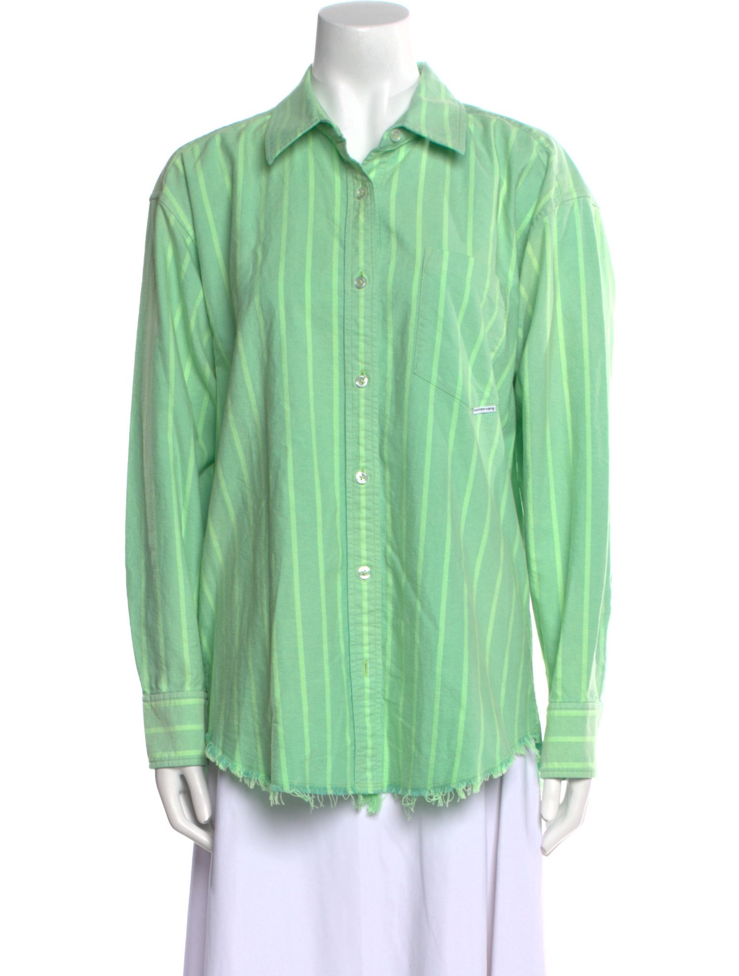 Alexanderwang.T Long Sleeve Button-Up Top