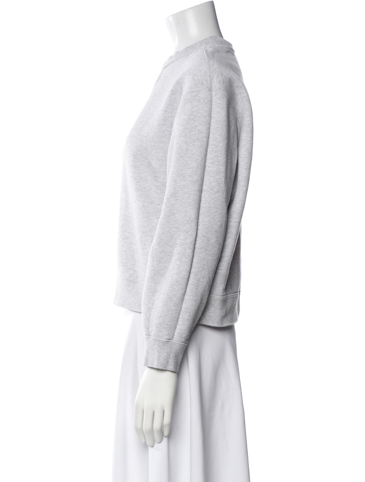 Alexanderwang.T Mock Neck Long Sleeve Sweatshirt