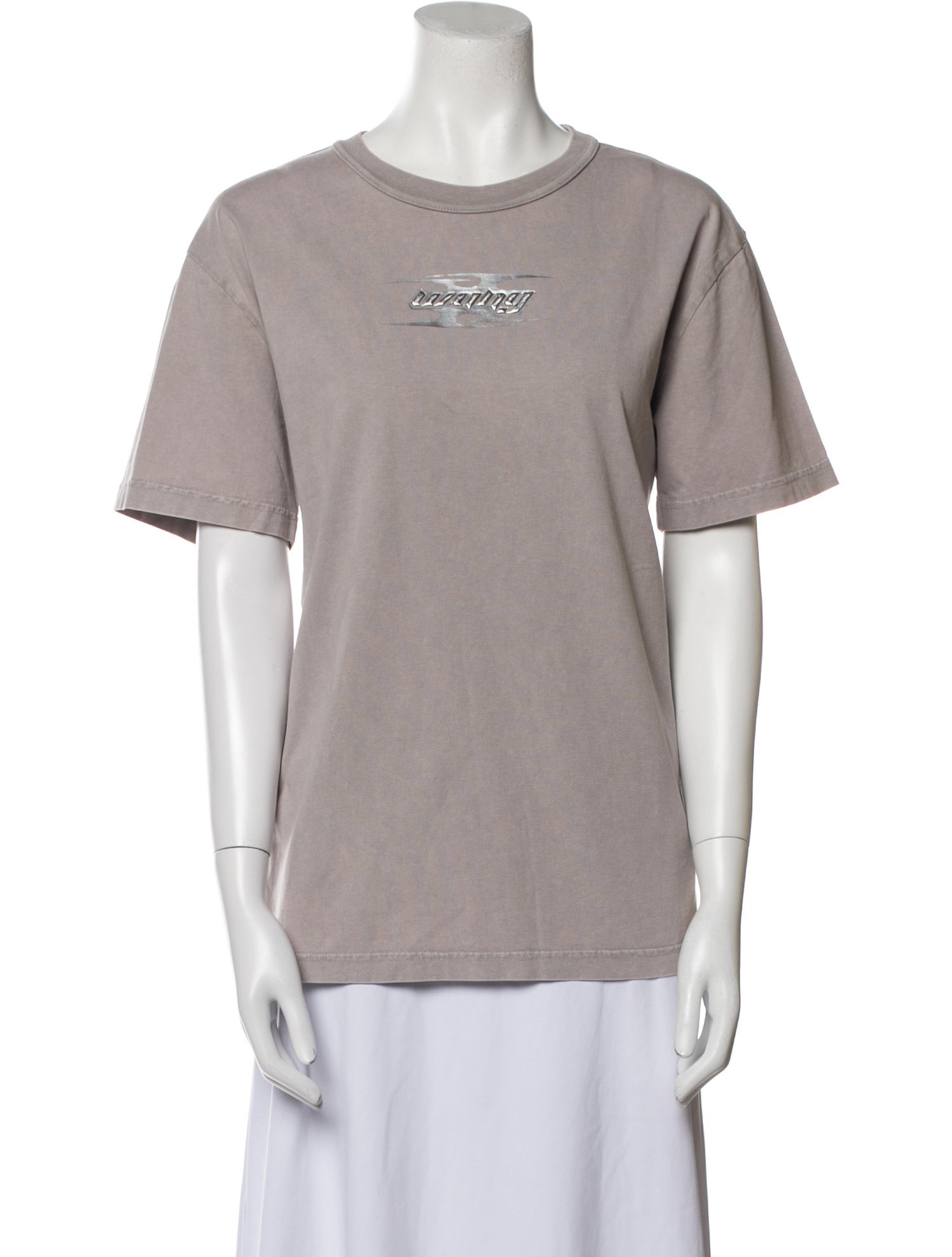 Alexanderwang.T Graphic Print Crew Neck T-Shirt w/ Tags