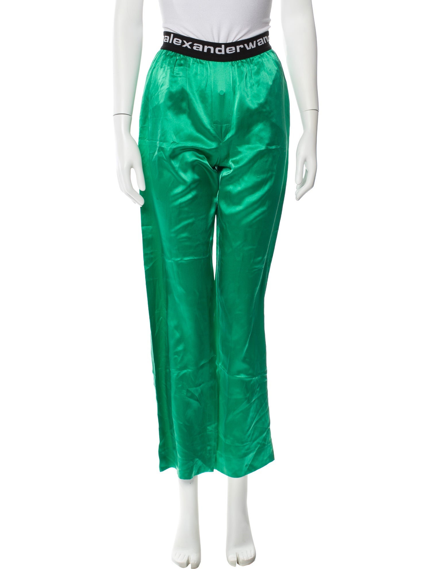 Alexanderwang.T Silk Pleated Accents Pajamas