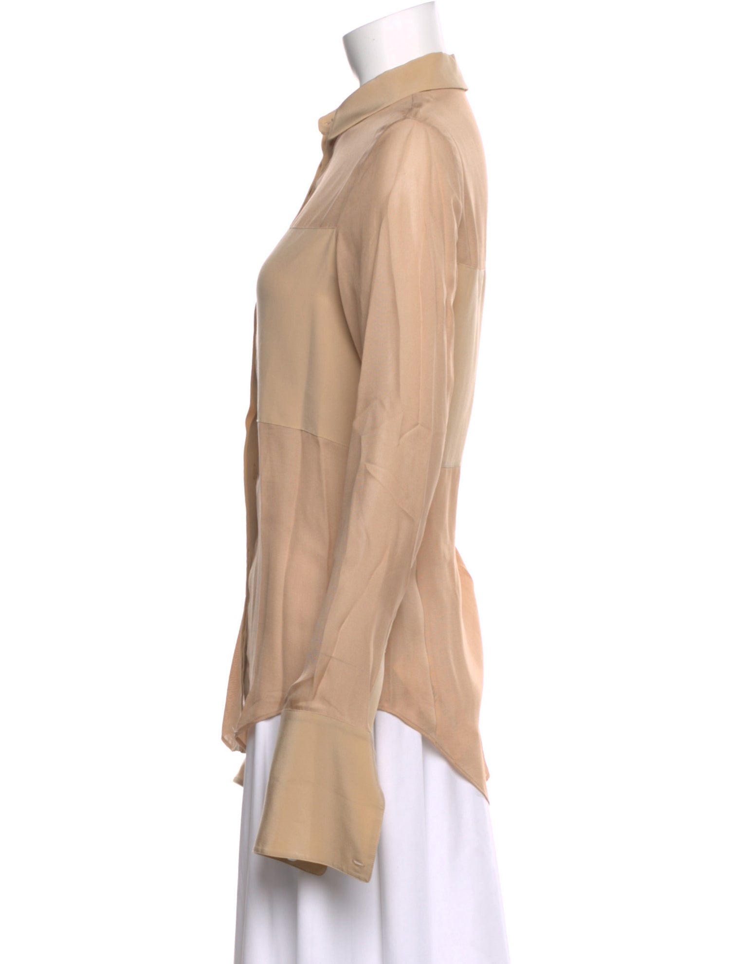 Alexanderwang.T Silk Long Sleeve Top