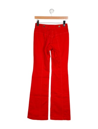 ADAM Mid-Rise Wide Leg Jeans