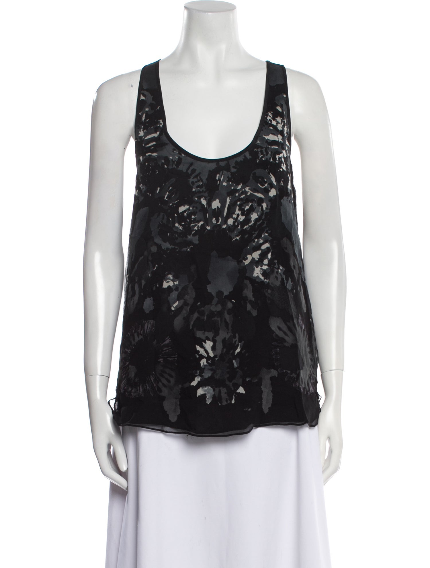 ADAM Silk Printed Top