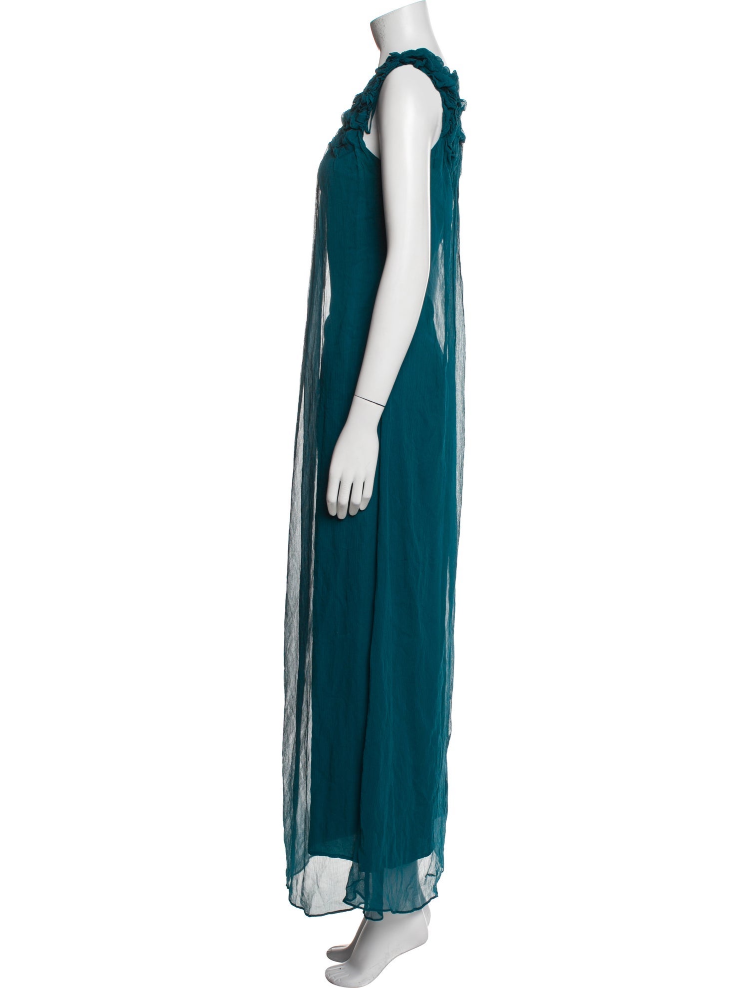 ADAM Silk Long Dress