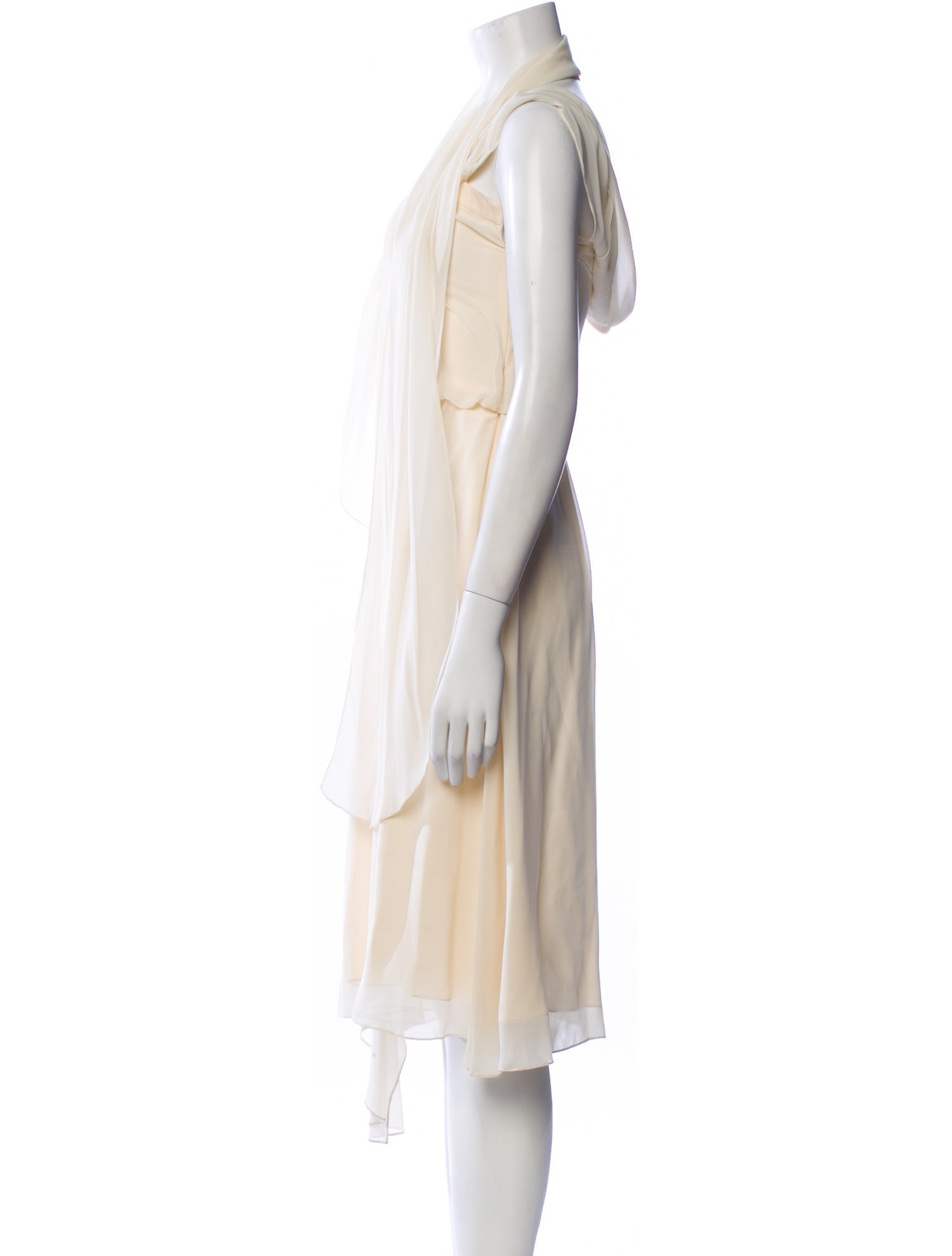 ADAM Cowl Neck Long Dress