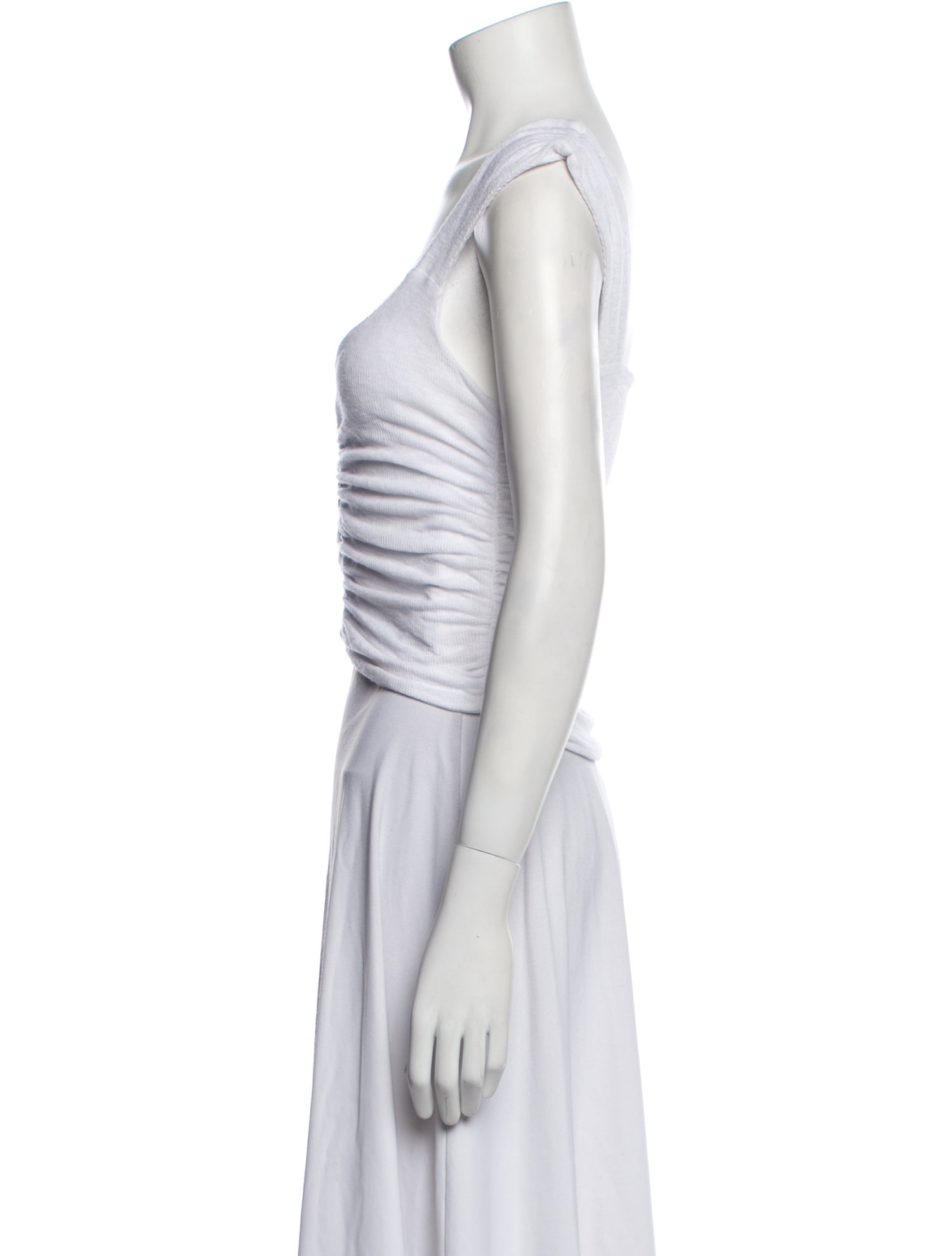 Are You Am I V-Neck Sleeveless Crop Top w/ Tags