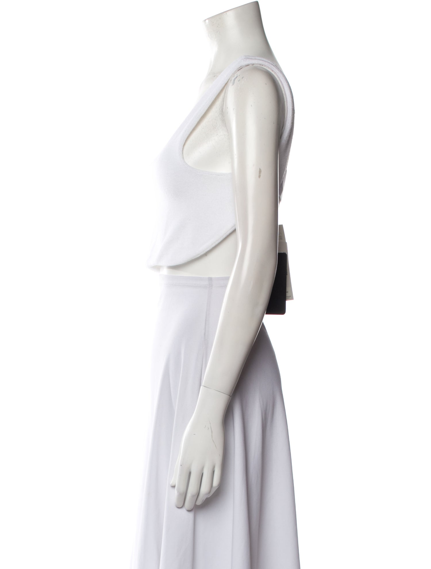 Are You Am I Square Neckline Sleeveless Crop Top w/ Tags