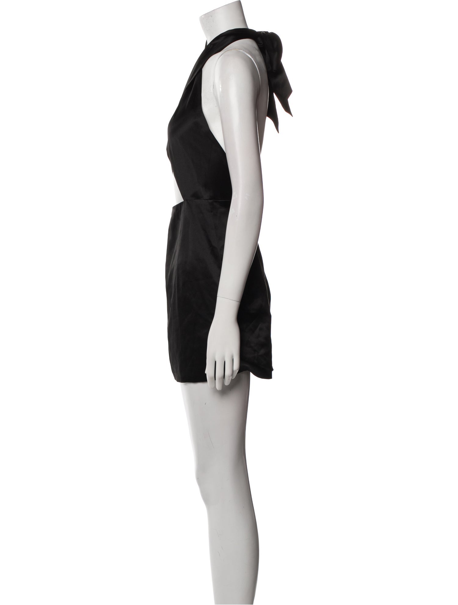 Are You Am I Silk Mini Dress w/ Tags - Black Dresses, Clothing - WAYAI23504  | The RealReal
