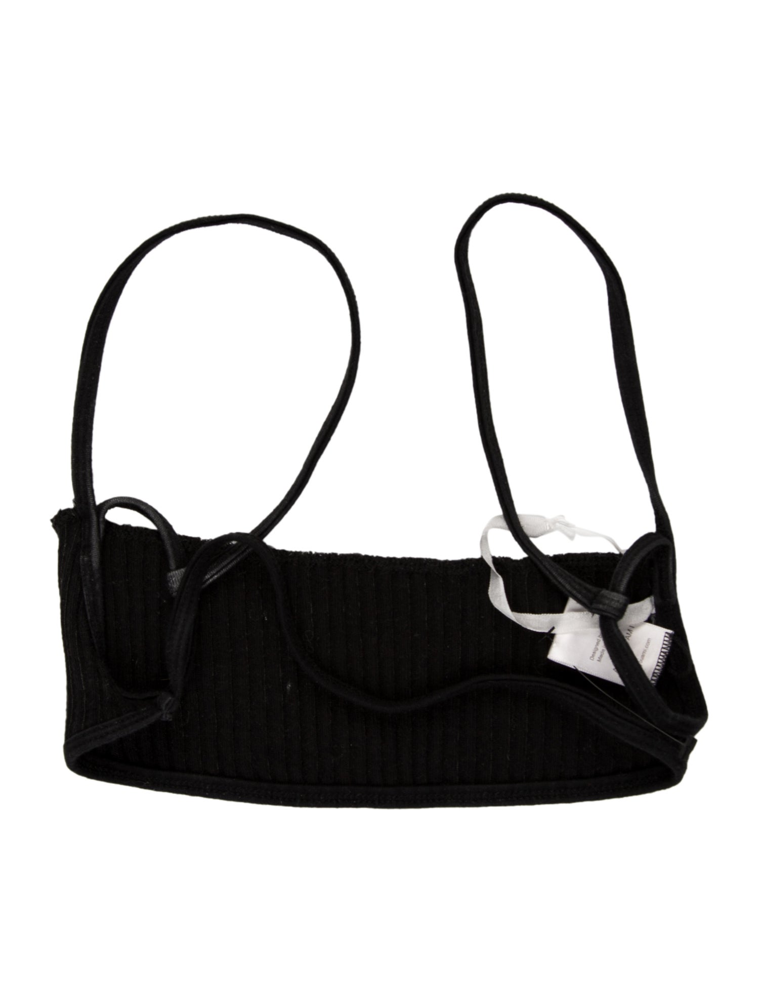 Are You Am I Strapless Crop Top