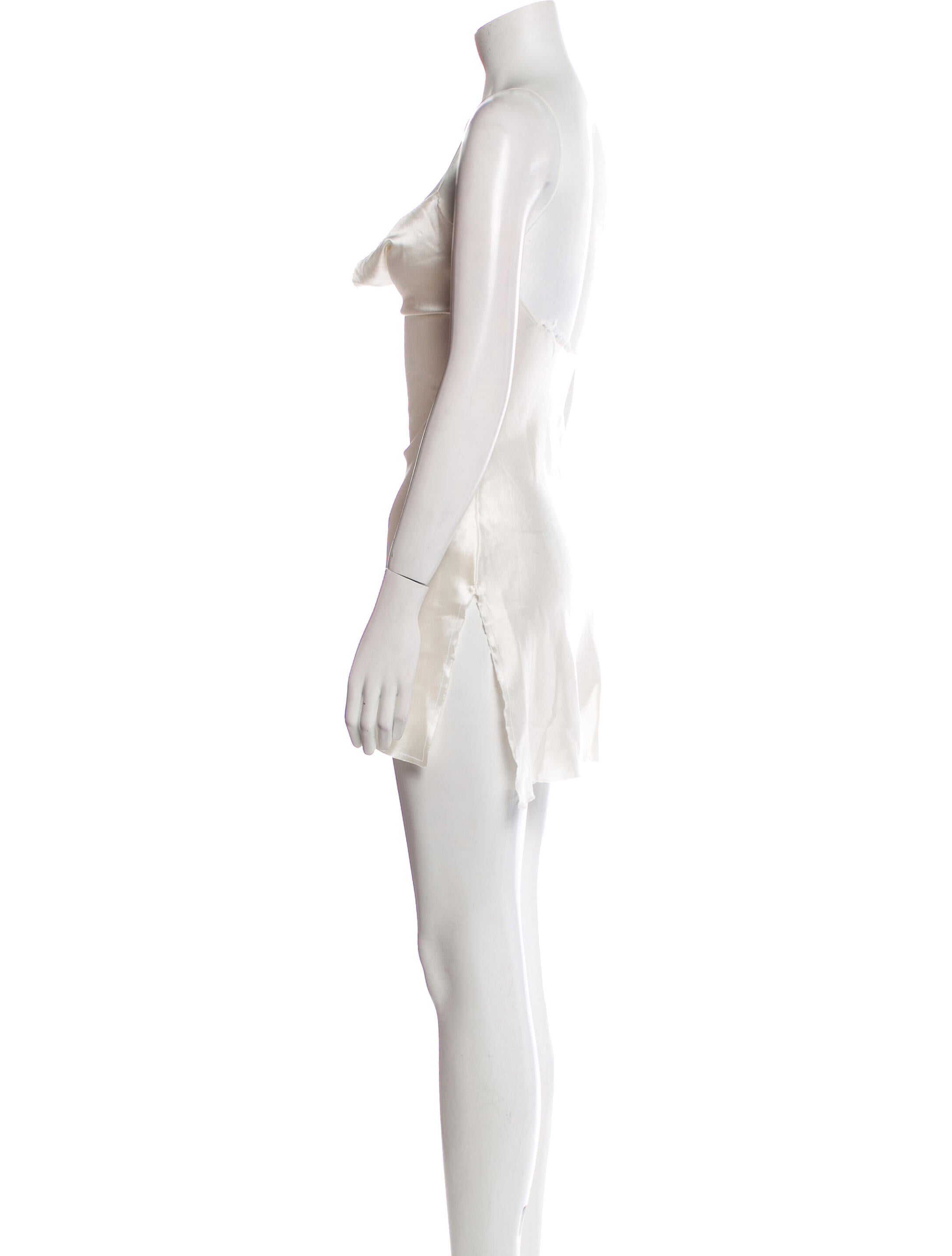 Are You Am I Silk Mini Dress