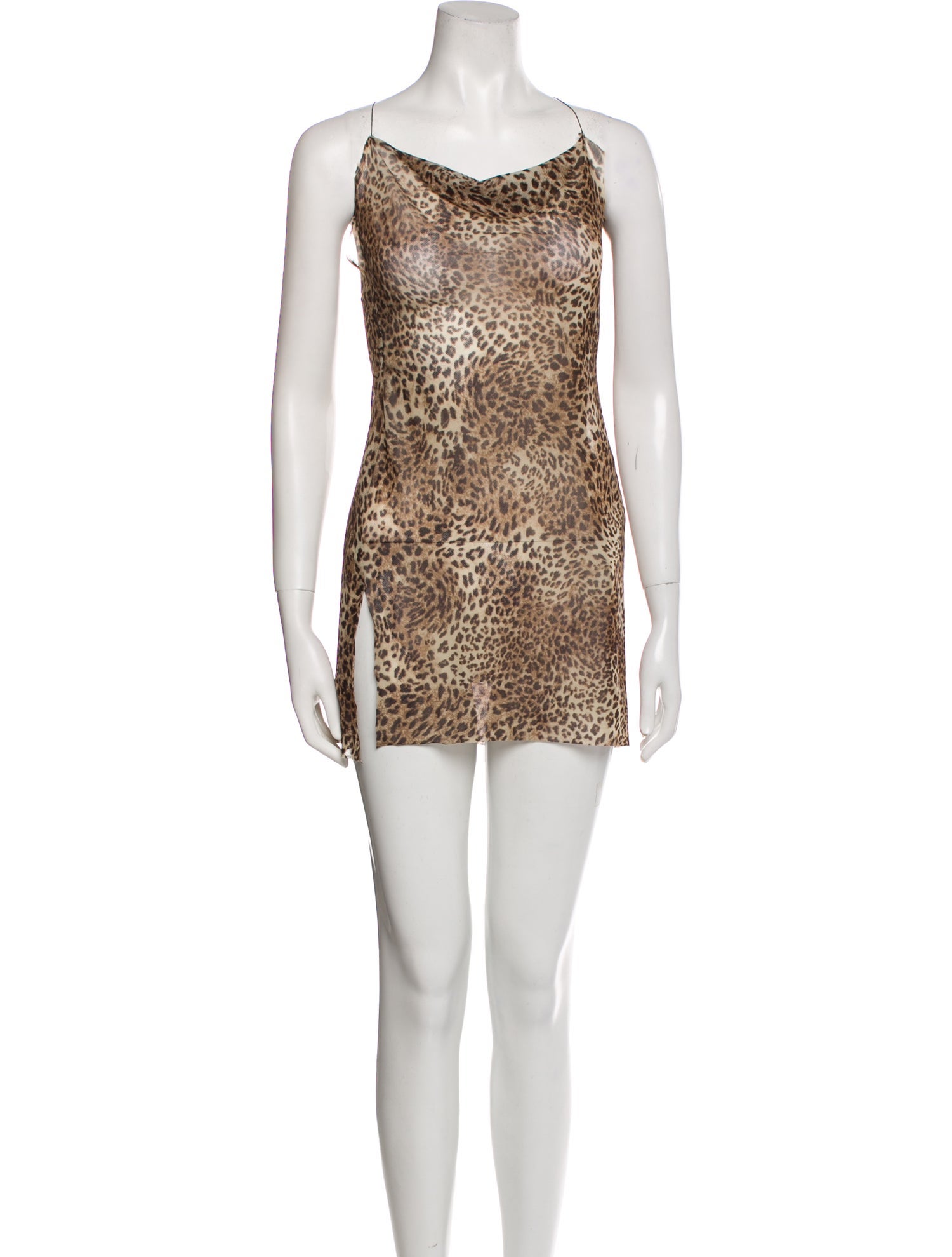 Are You Am I Nylon Mini Dress