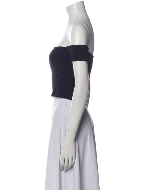 Are You Am I Off-The-Shoulder Short Sleeve Crop Top