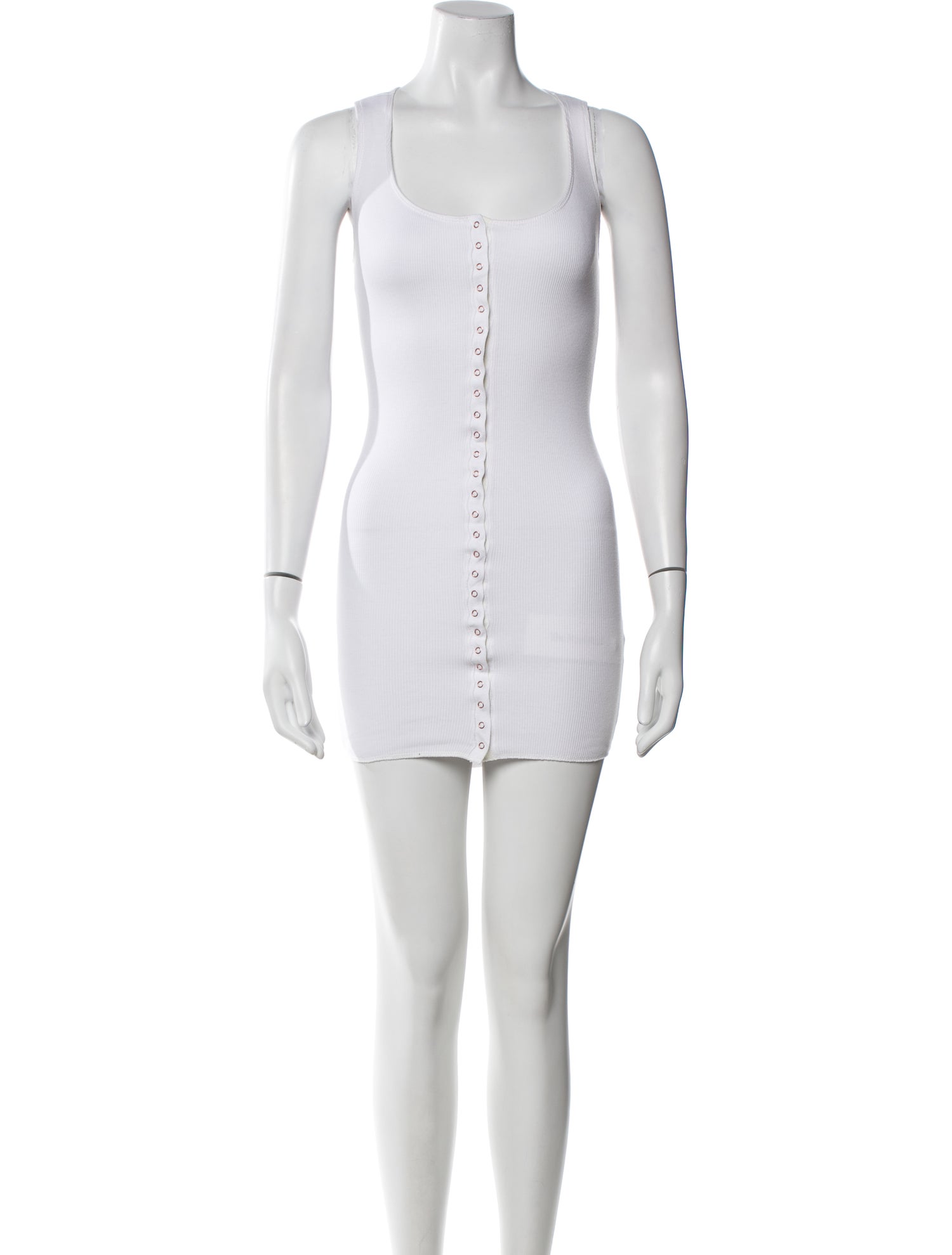 Are You Am I Scoop Neck Mini Dress