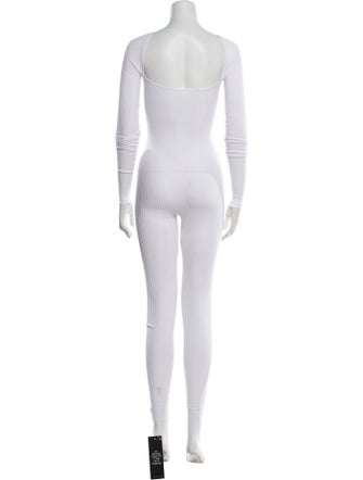 Are You Am I Square Neckline Jumpsuit