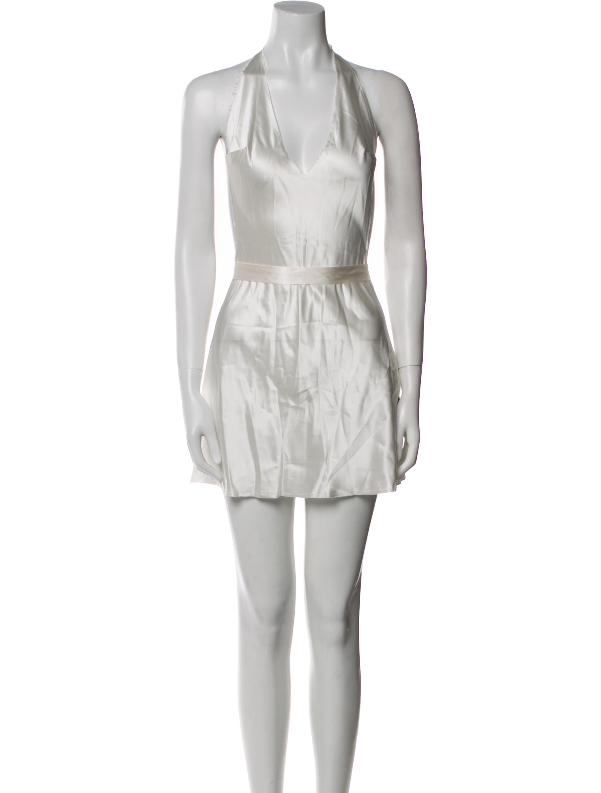 Are You Am I Silk Mini Dress