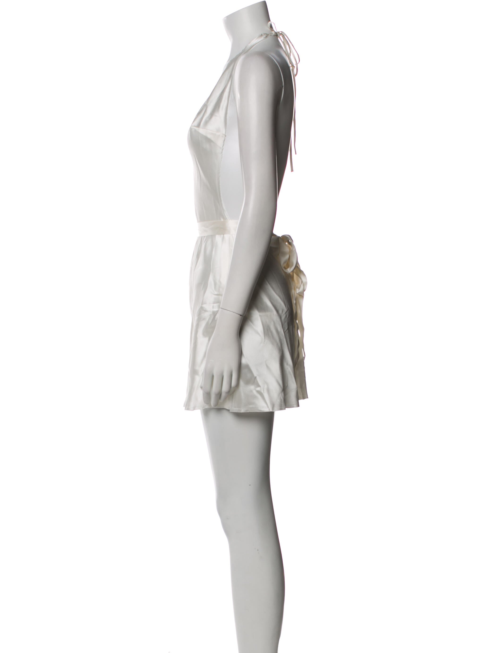 Are You Am I Silk Mini Dress