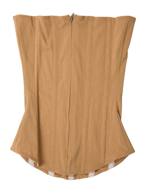 Are You Am I Strapless Crop Top