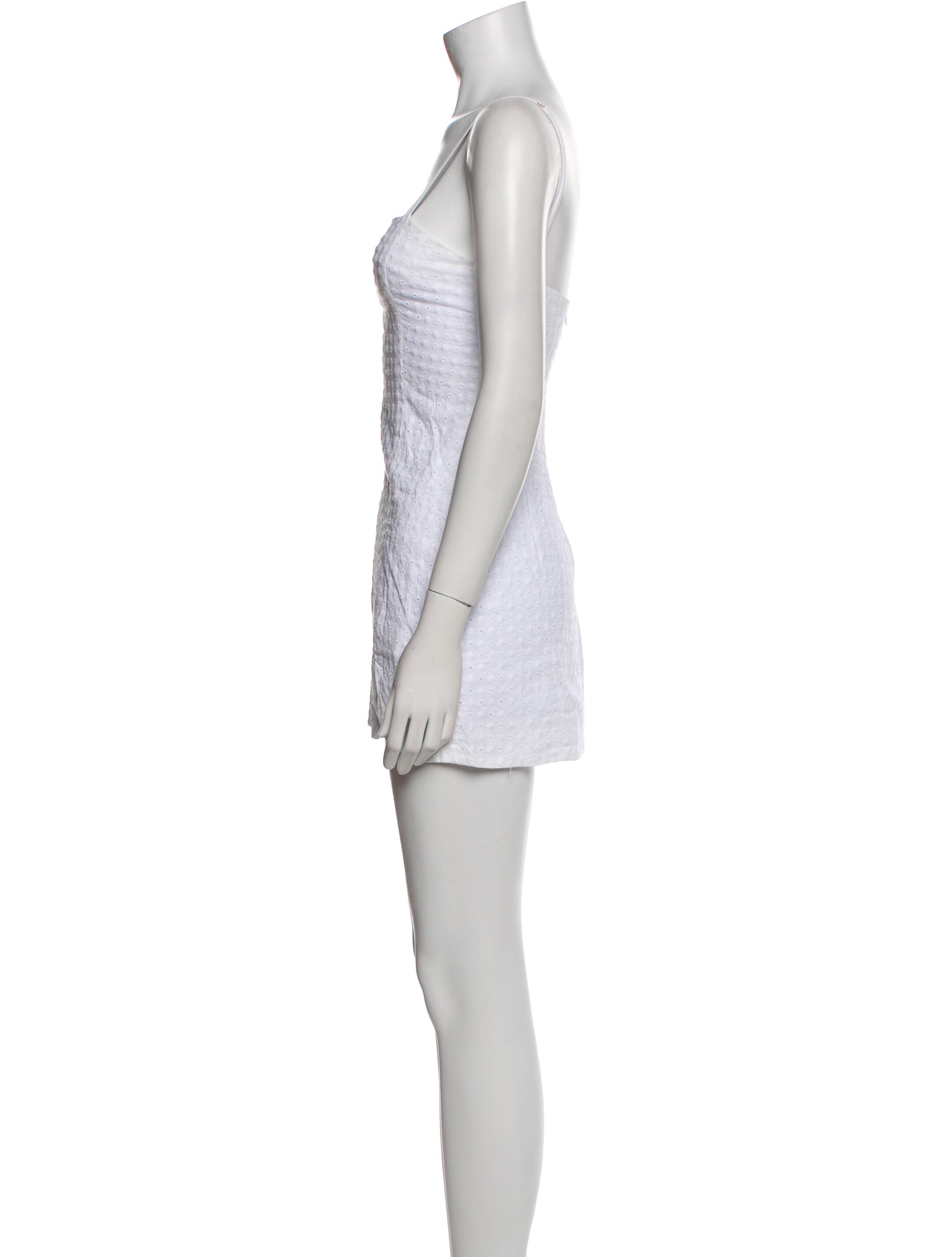 Are You Am I Square Neckline Mini Dress