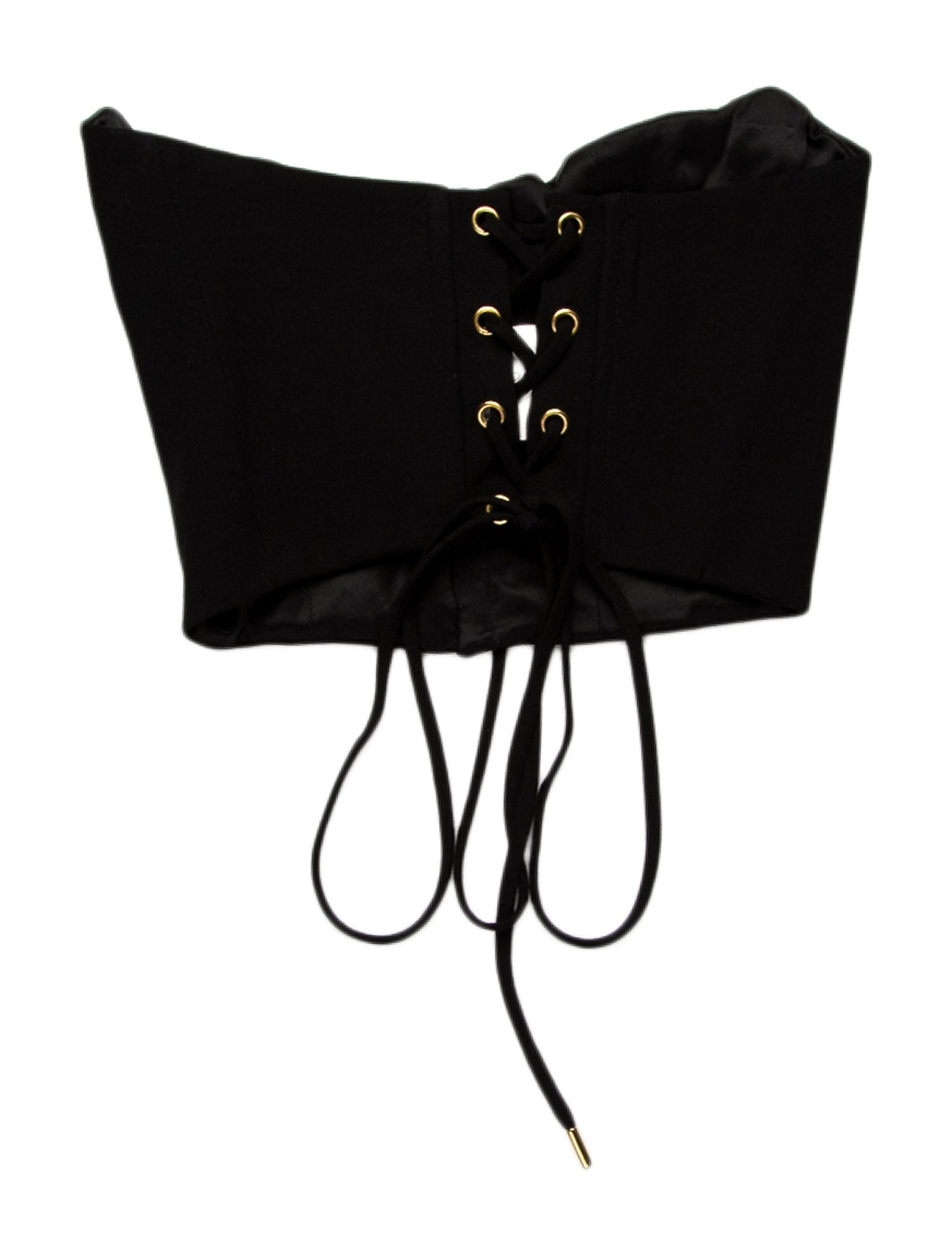 Are You Am I Wool Strapless Crop Top