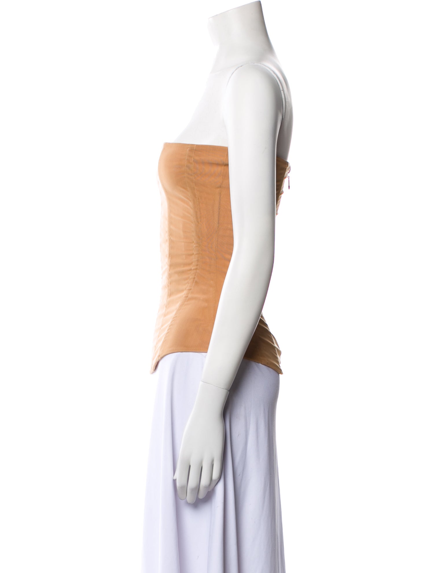 Are You Am I Nylon Strapless Top