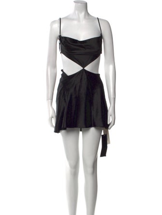 Are You Am I Silk Mini Dress