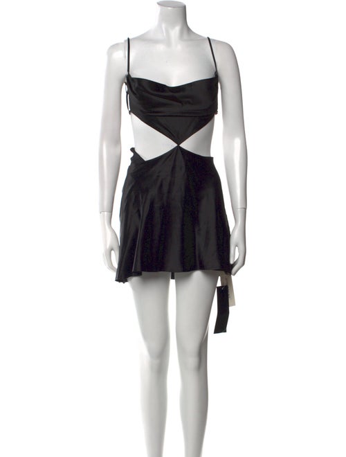 Are You Am I Silk Mini Dress