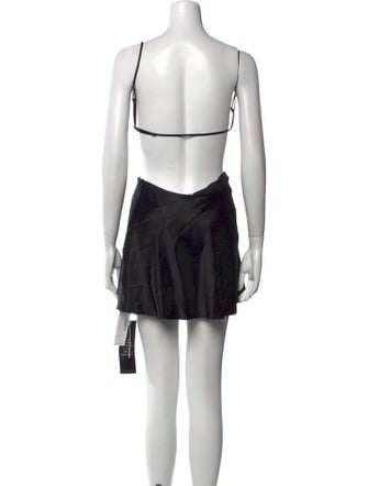 Are You Am I Silk Mini Dress