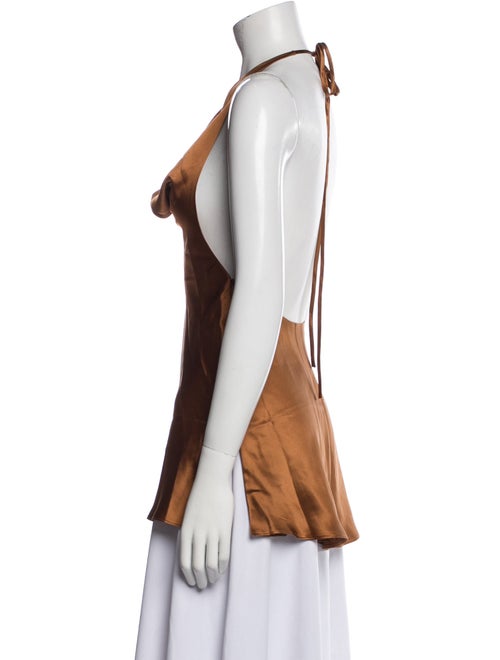 Are You Am I Silk Cowl Neck Top