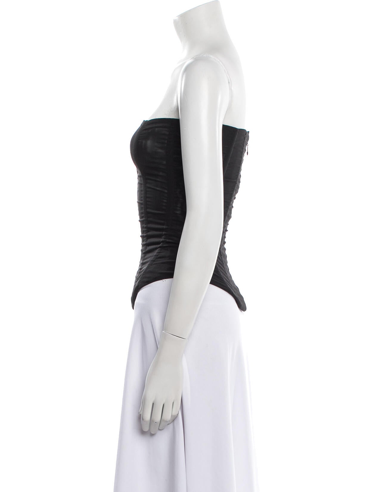 Are You Am I Nylon Strapless Crop Top w/ Tags