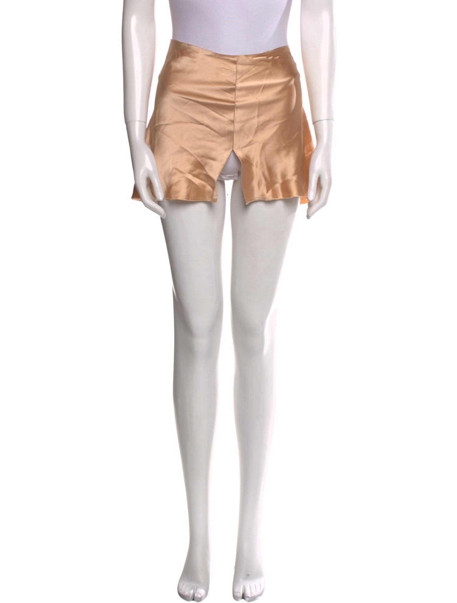 Are You Am I Silk Mini Skirt