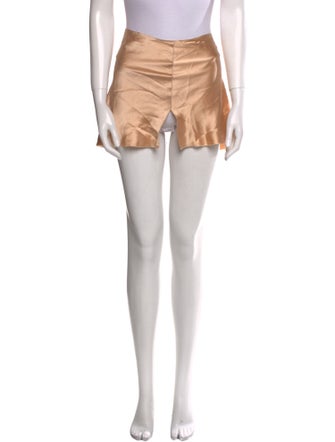 Are You Am I Silk Mini Skirt