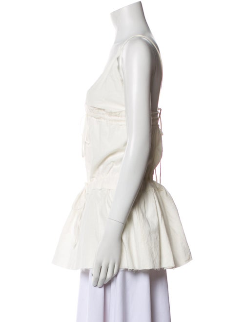 Are You Am I V-Neck Sleeveless Tunic