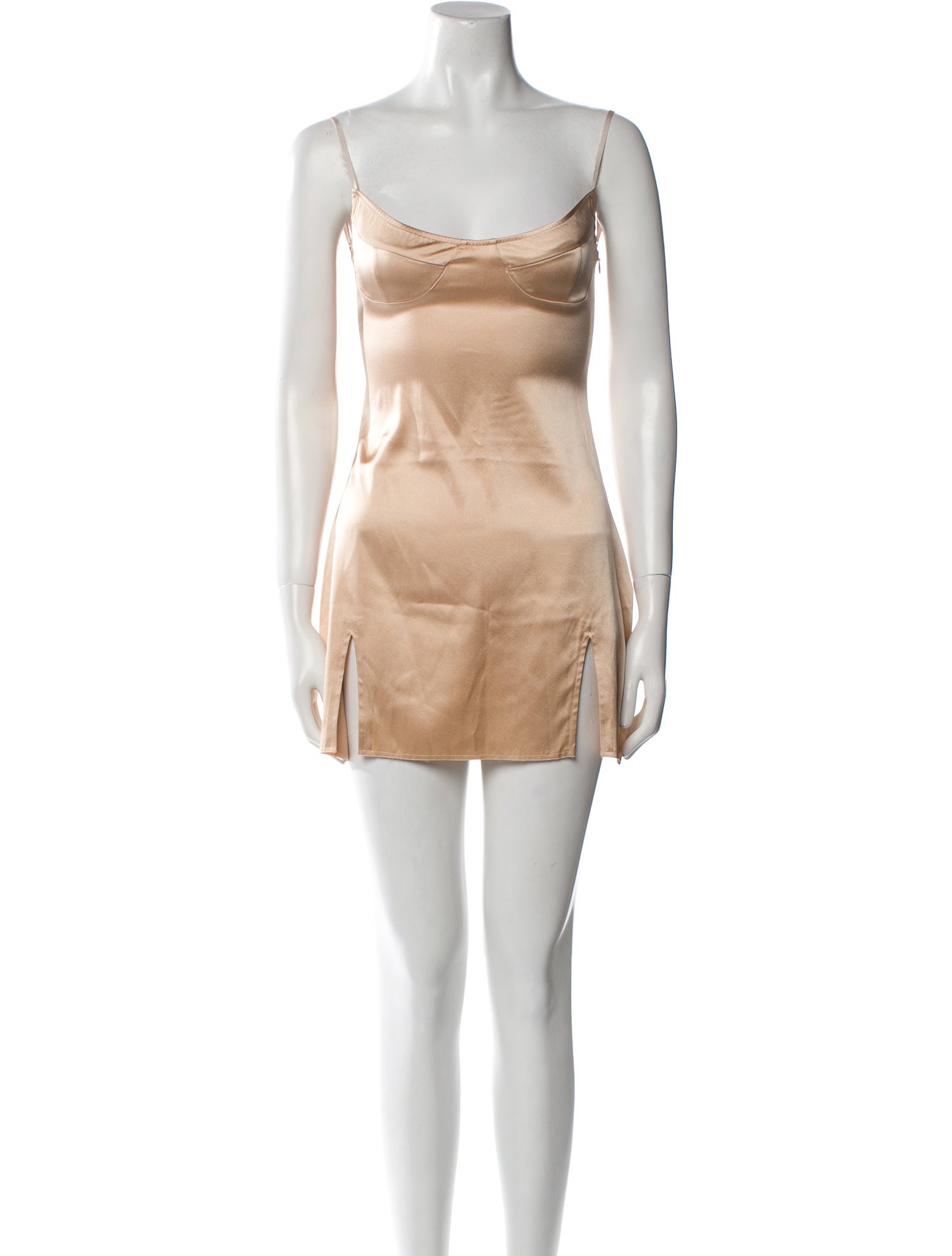 Are You Am I Scoop Neck Mini Dress