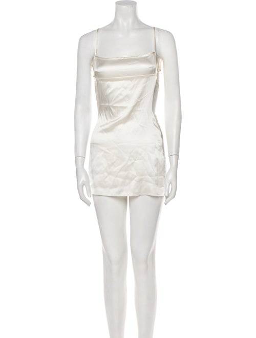 Are You Am I Silk Mini Dress