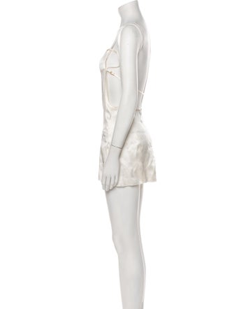 Are You Am I Silk Mini Dress