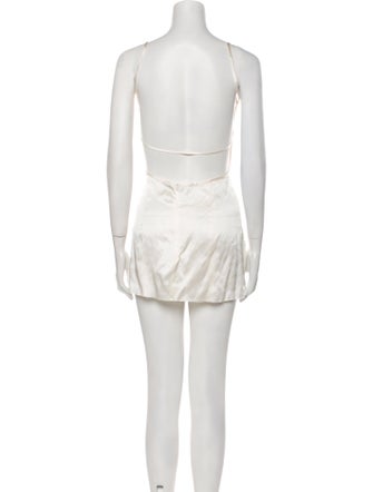 Are You Am I Silk Mini Dress