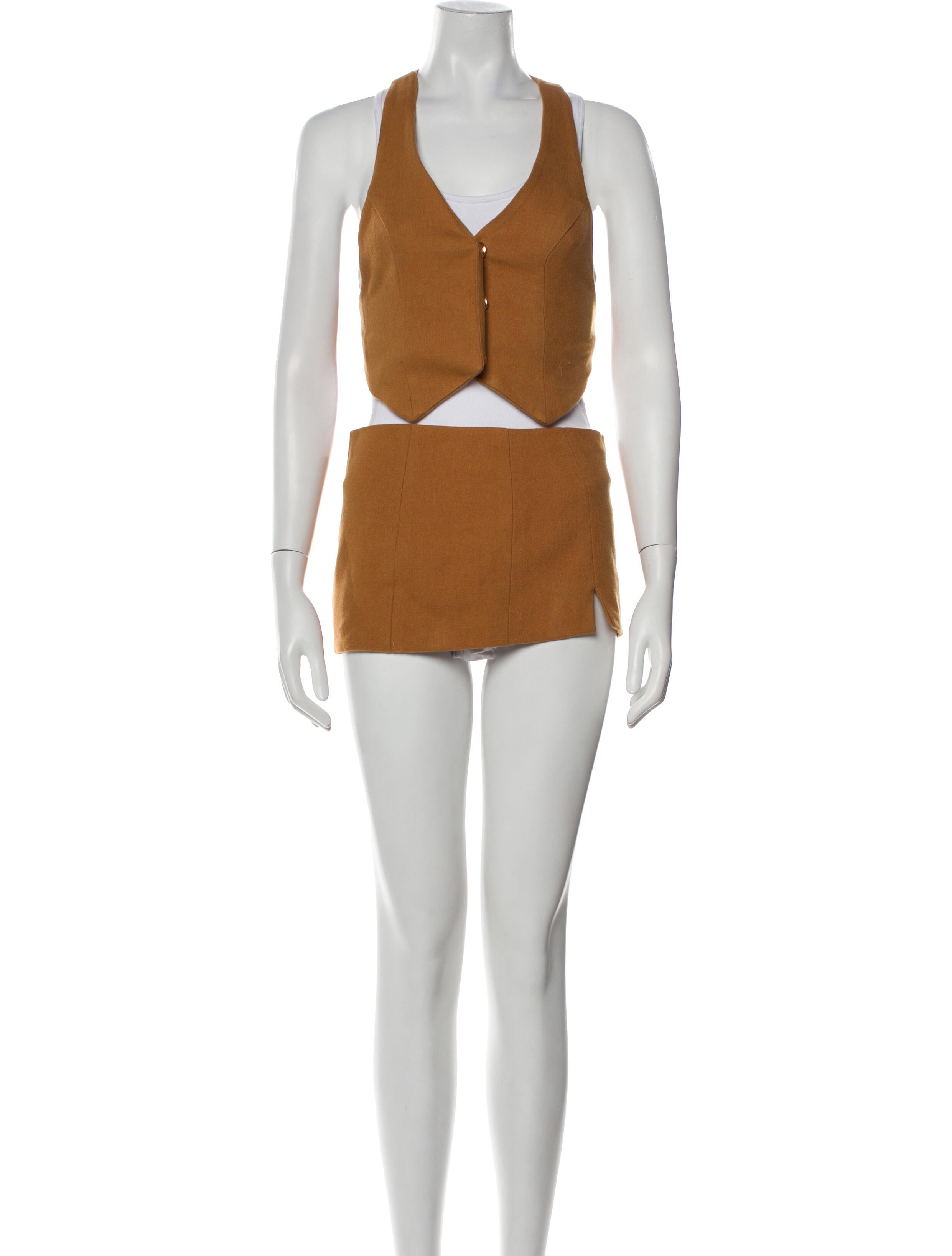 Are You Am I Wool Skirt Suit