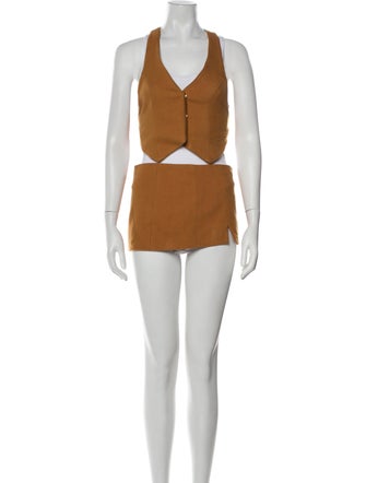 Are You Am I Wool Skirt Suit