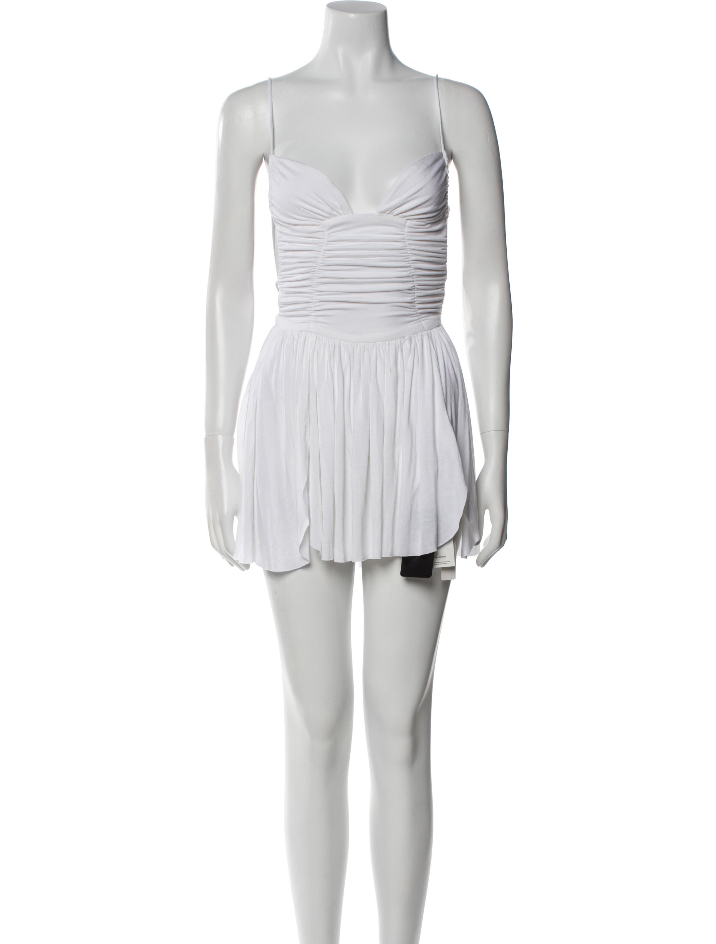 Are You Am I Square Neckline Mini Dress