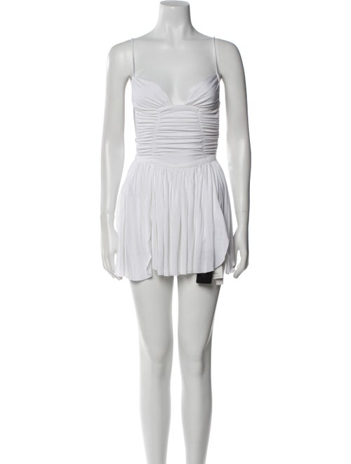 Are You Am I Square Neckline Mini Dress